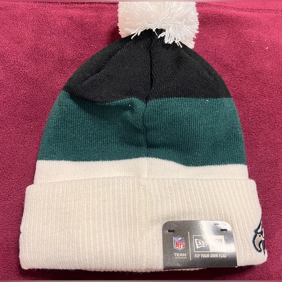 New Era Philadelphia Eagles Mixed Beanie OS One Size Authentic NFL Hat Rare Logo - Picture 2 of 5